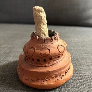 Handcrafted Terracotta Incense Holder